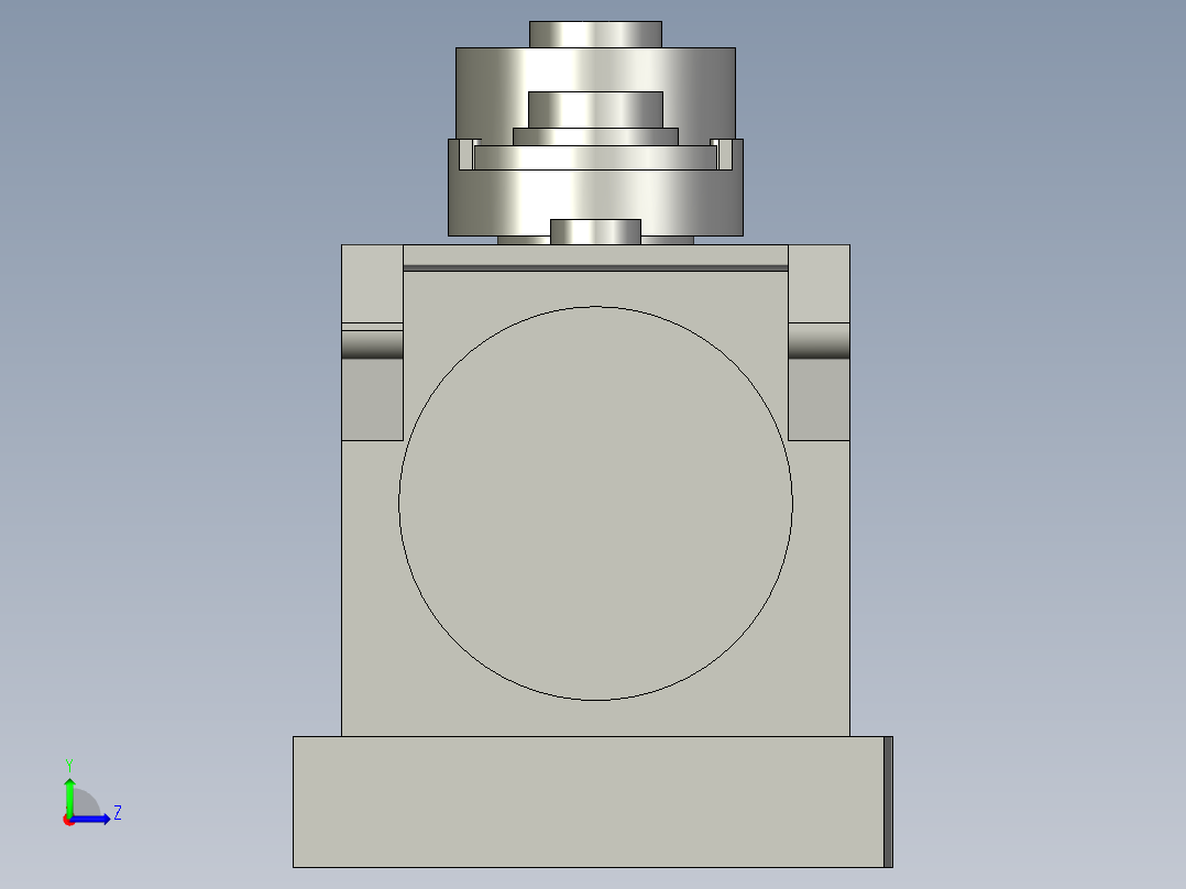 sakcS201404-3-6-0限位开关组件左视图