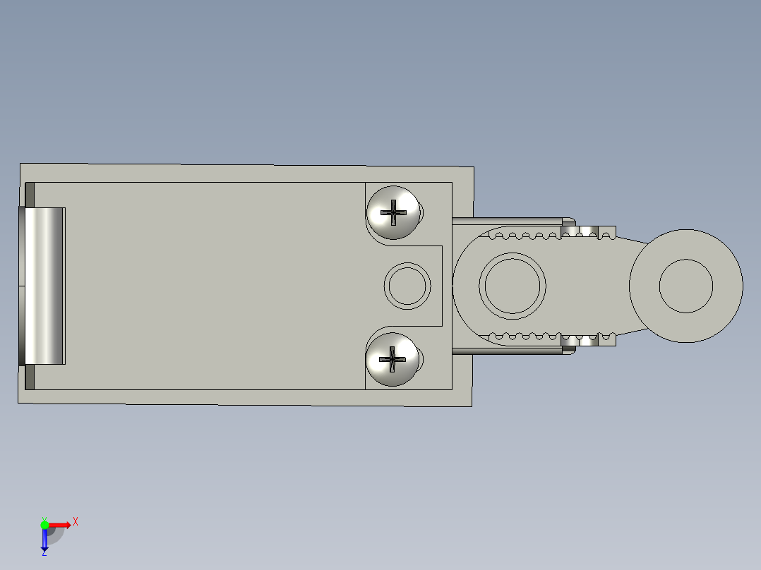 sakcS201404-3-6-0限位开关组件俯视图