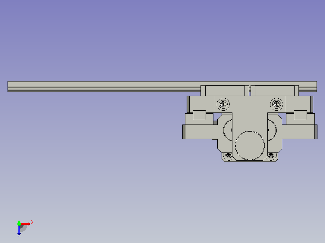 贴上表面移动部分俯视图