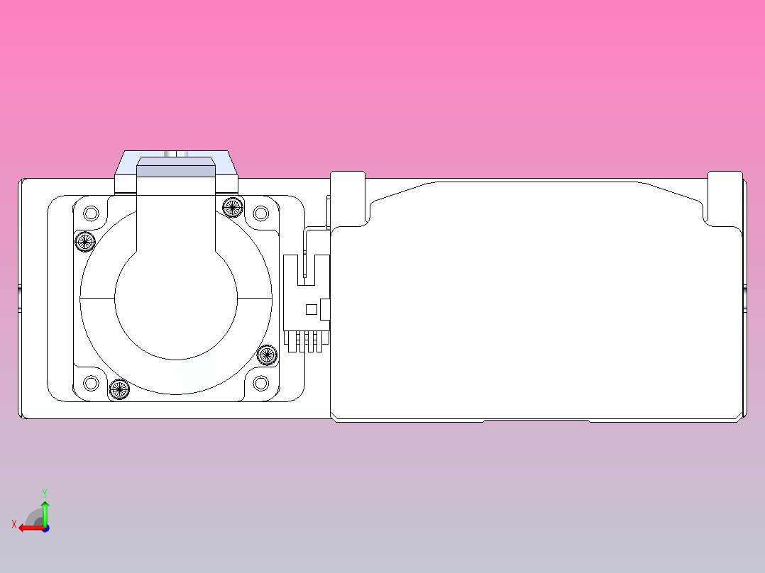 日规模组半封闭丝杆TPA-HNR-120D-1610C-L850-MR-C-P40-N3后视图