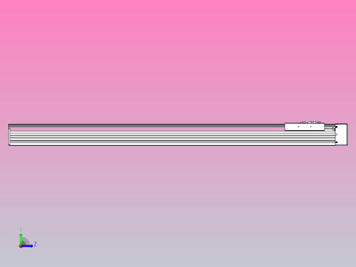 日规模组半封闭丝杆TPA-HNR-120D-1610C-L850-MR-C-P40-N3左视缩略图