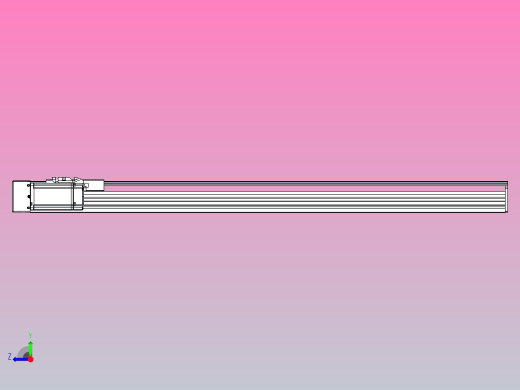 日规模组半封闭丝杆TPA-HNR-120D-1610C-L850-MR-C-P40-N3右视缩略图