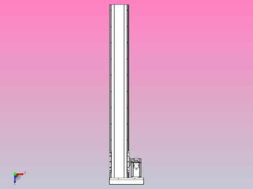 日规模组半封闭丝杆TPA-HNR-120D-1610C-L850-MR-C-P40-N3俯视缩略图