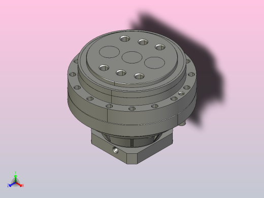 RV减速器常规产品外形图ZD-190BX-   -REA2-Z-B-19KEY-7090M6-3101