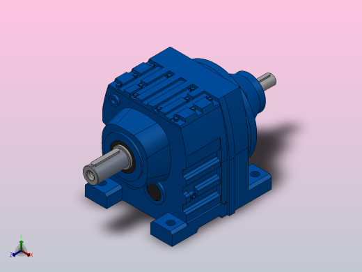RS47底脚轴伸式安装斜齿轮减速机RS47-4.85-M1