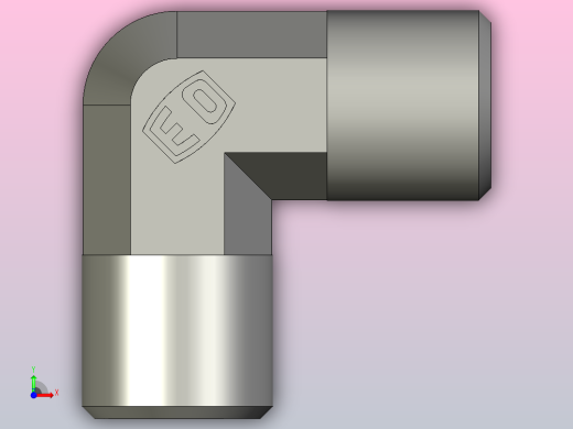 EO管接头弯头W06S71X.igs前视缩略图