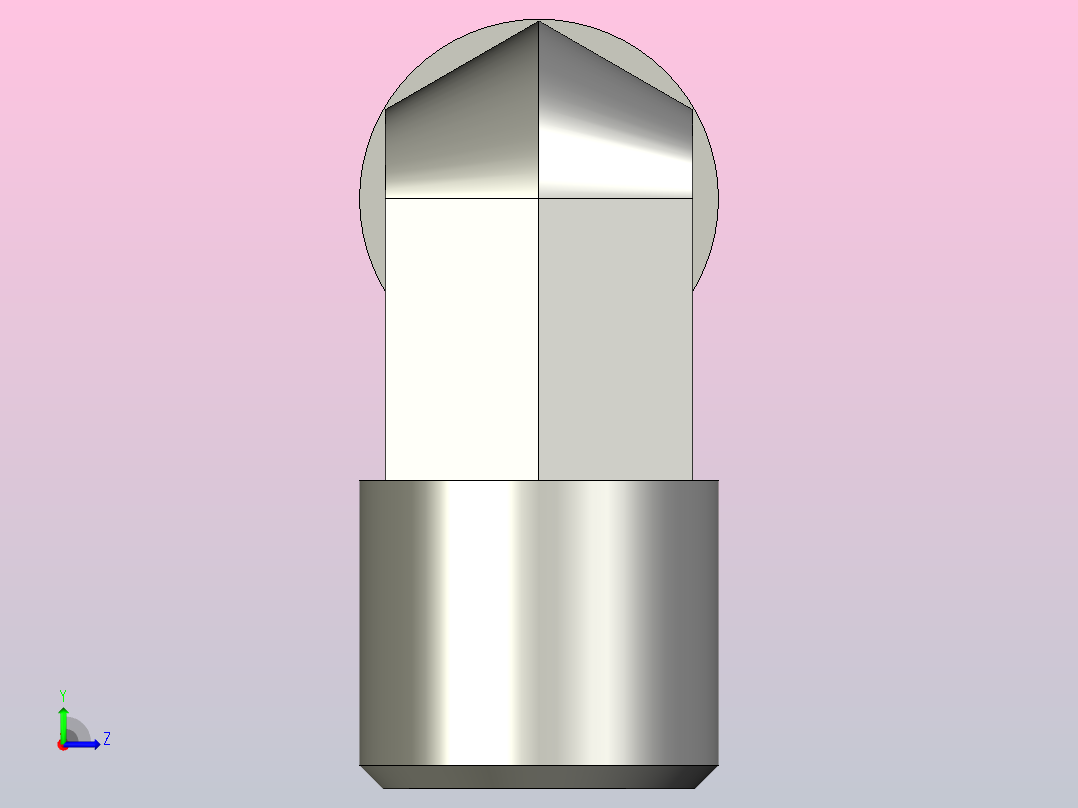 EO管接头弯头W06S71X.igs左视图