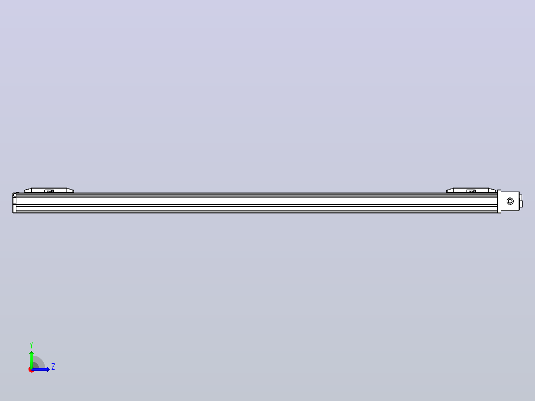 皮带直线轴双滑块型TPA-GCBS-50-P42-L425-DL-M10-N3左视图