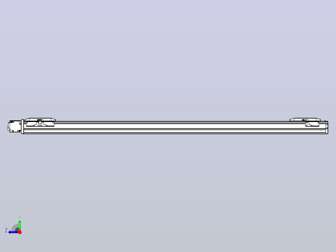 皮带直线轴双滑块型TPA-GCBS-50-P42-L425-DL-M10-N3右视图