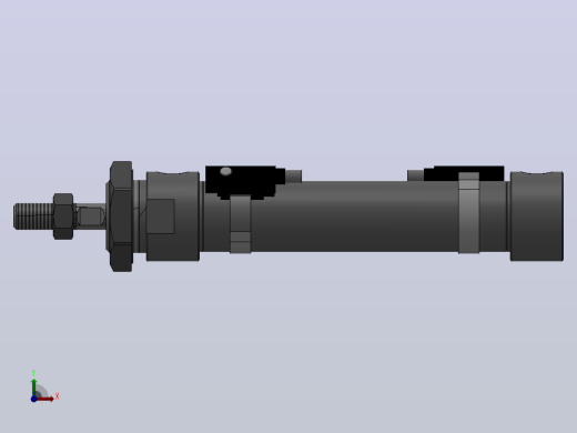 气缸MA20x50SU(0)+(CS1-M-2)前视缩略图