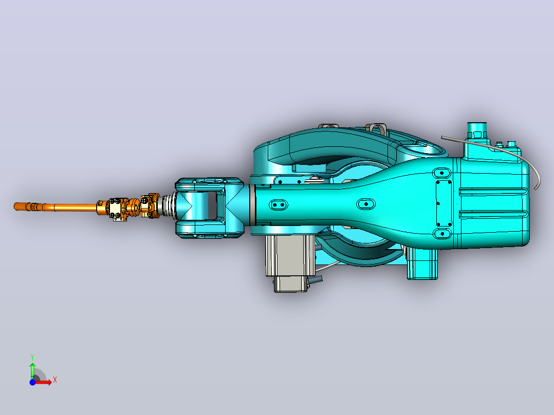 机器人SYB1410B 3D模型前视图