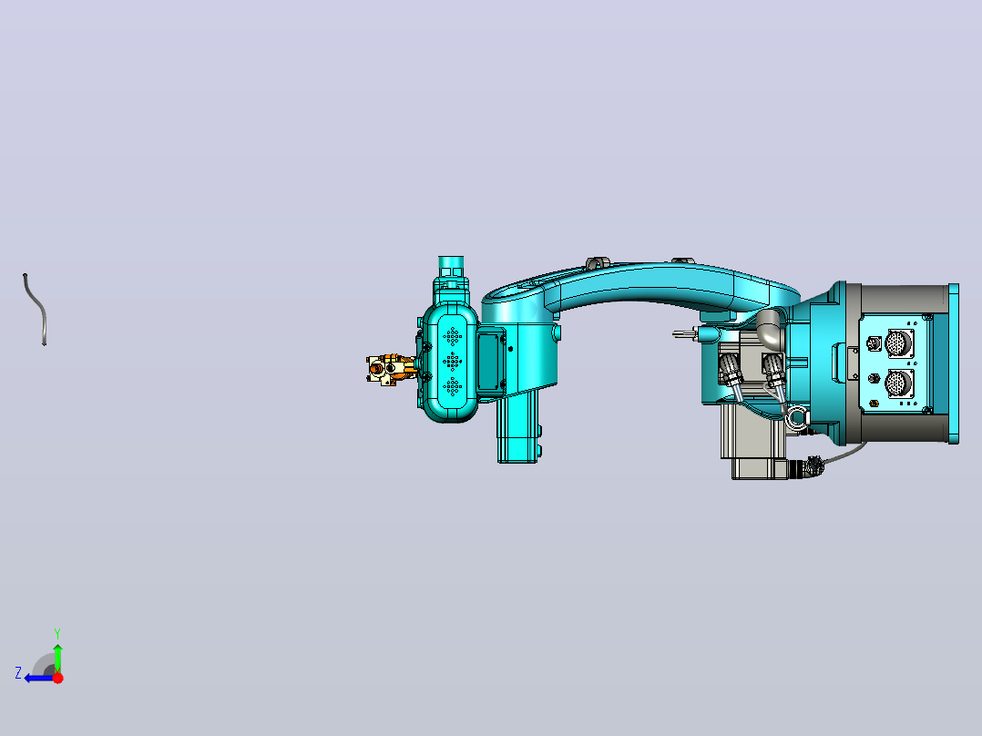 机器人SYB1410B 3D模型右视图