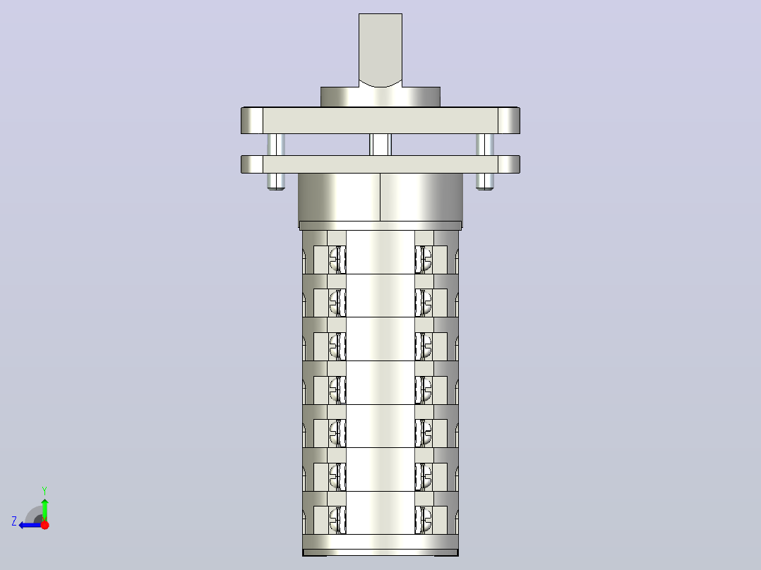 LW32-20_7 大面板万能转换开关三维模型202102右视图