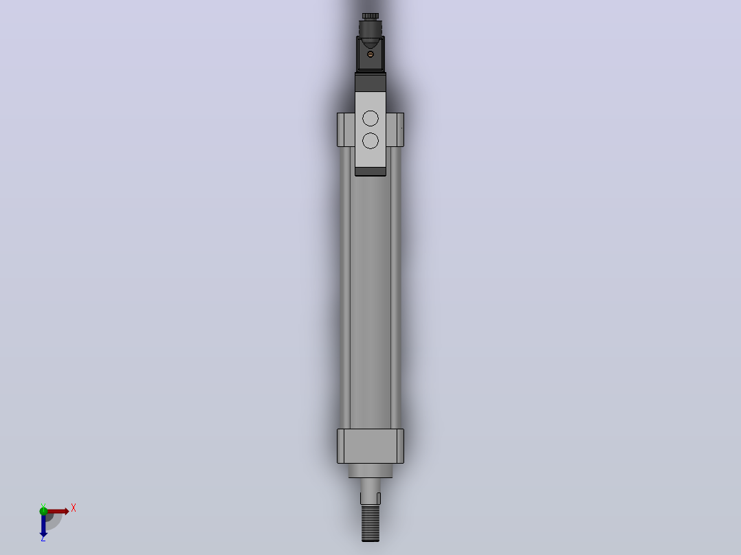 单作用气缸（XQGA（B）F系列）[XQGBFD-40×80]俯视图