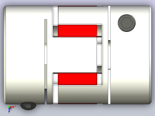 LYCA梅花联轴器[LYCA-2030]俯视缩略图