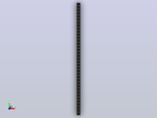母针头Female_Header_1x37_P2.0_H4.3_straight.step前视缩略图
