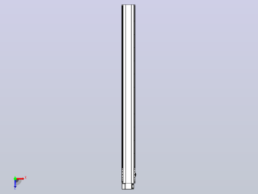 皮带直线轴半封闭可选导轨TPA-HNB-202D-140-L2350-LP-Y-P75-N3俯视缩略图