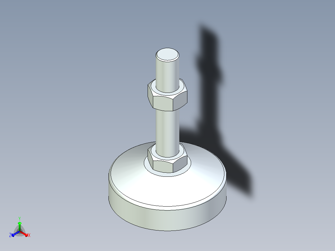 脚杯WAL41-D100-M20-L100主视图