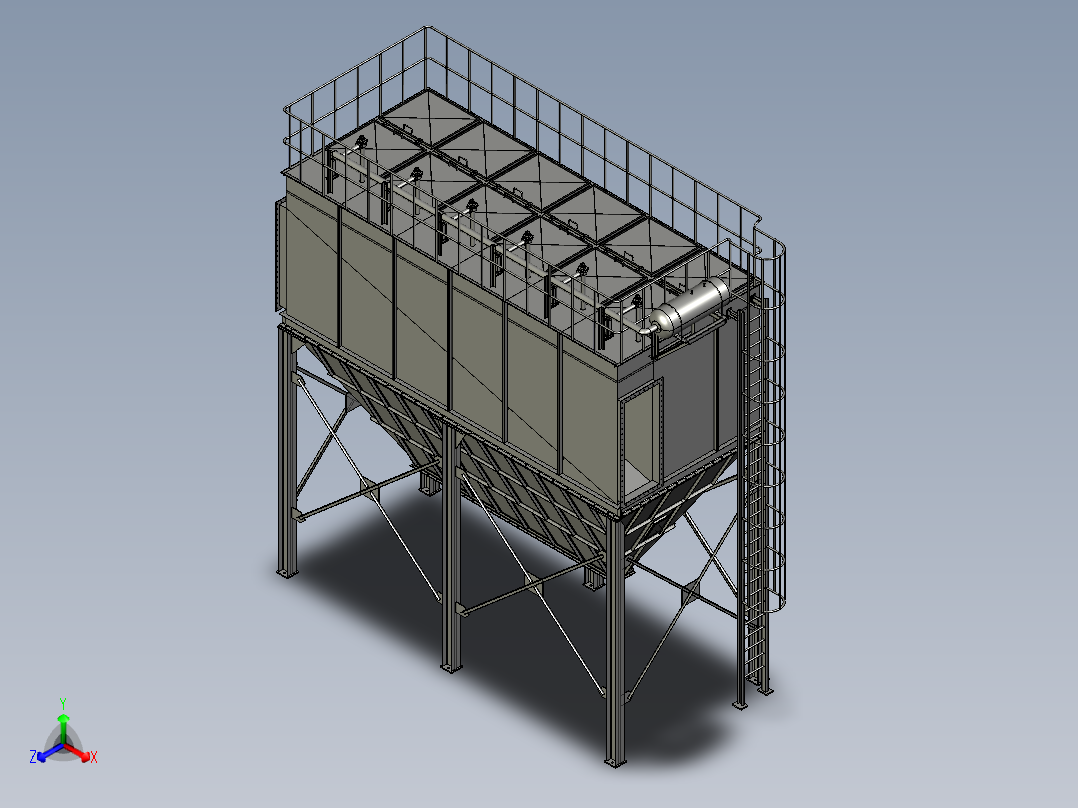 PPCS96-6气箱式脉冲袋式除尘器