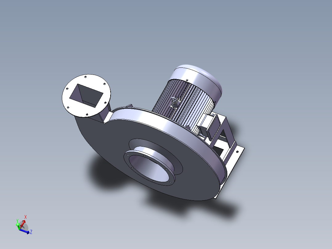 风机9-19 5A 7.5KW主视图