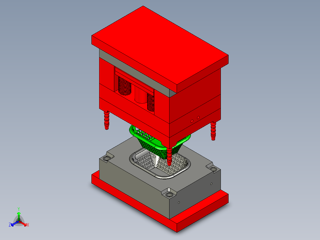 模具（X_T格正等轴测图