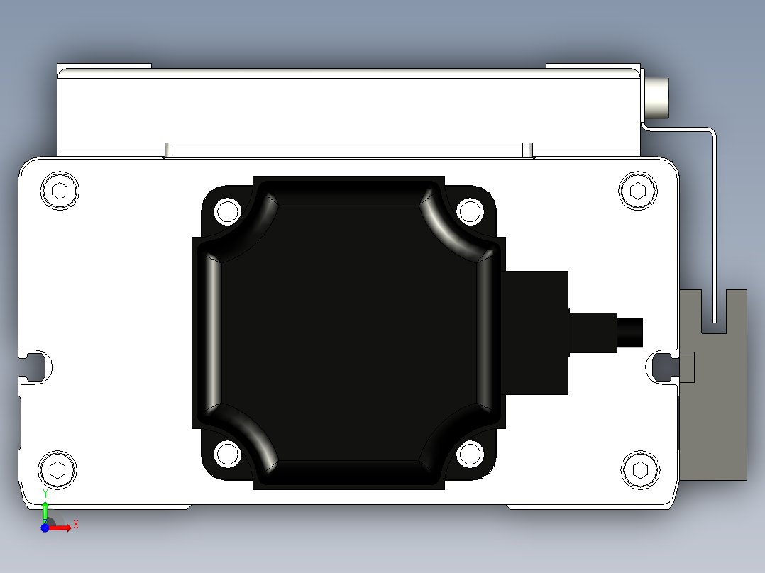 Toyo东佑达直线模组-ECH14-200-BC-400W+煞車前视图