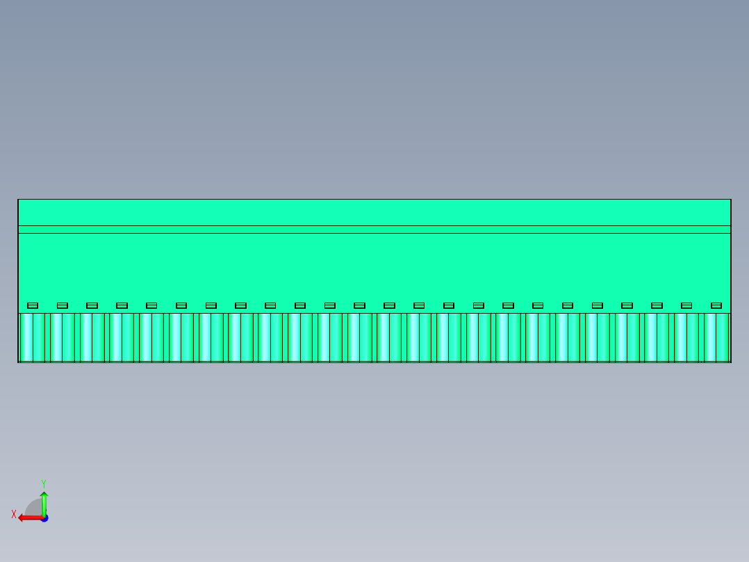 DEGSON 2EDG 系列 5.0mm 可插拔接线端子组-2EDGKC-5.0-24P-14-00AH后视图