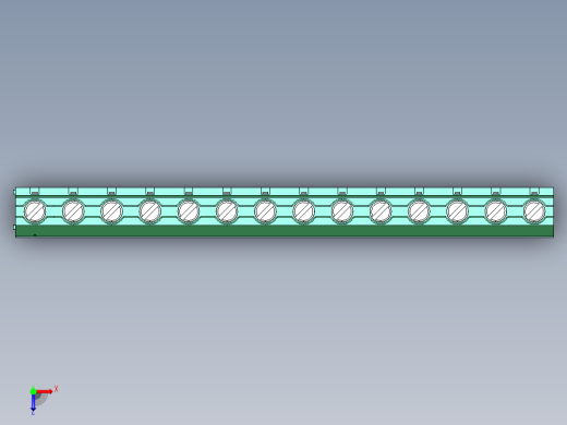 DEGSON DG636 系列 6.357.629.52mm 接线端子-DG636-9.52-14P-14-00AH俯视缩略图