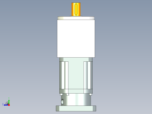 换向器PW170垂直输出 PLX142-L2 35-114.3-200-M12.stp右视缩略图