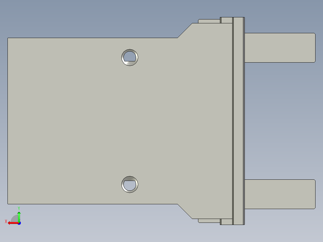 普通气爪PH01-30A后视图