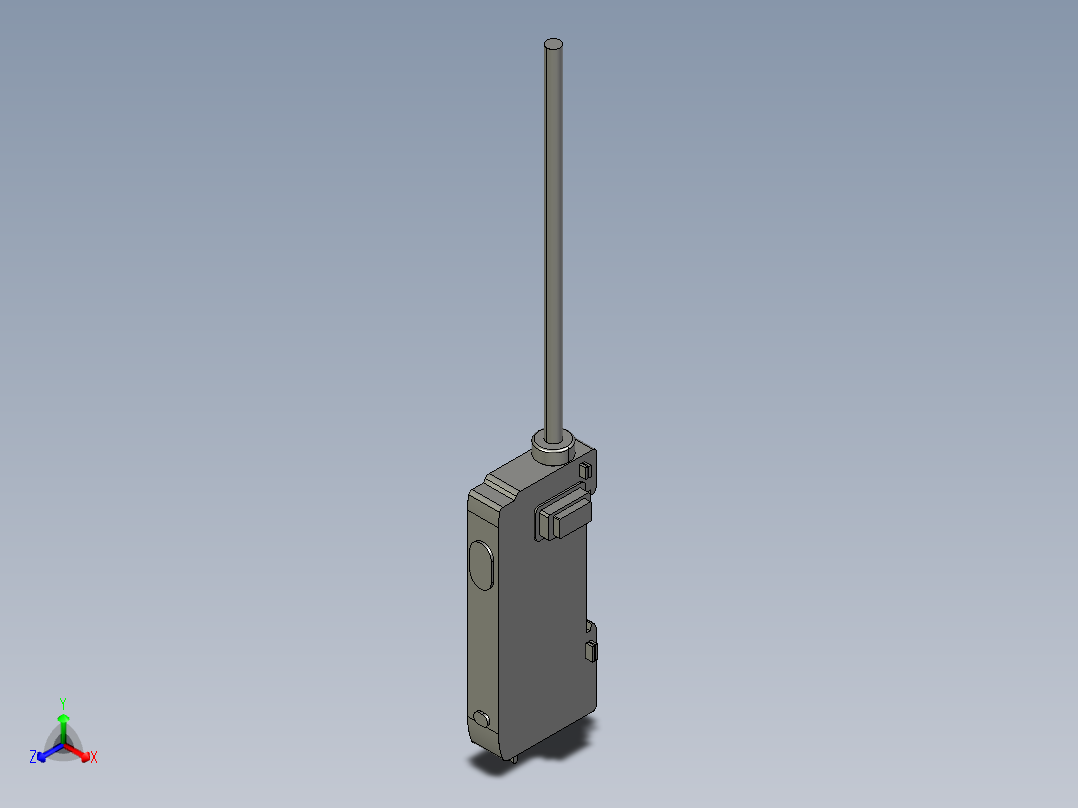 基恩士FS-V12_kc图纸模型主视图