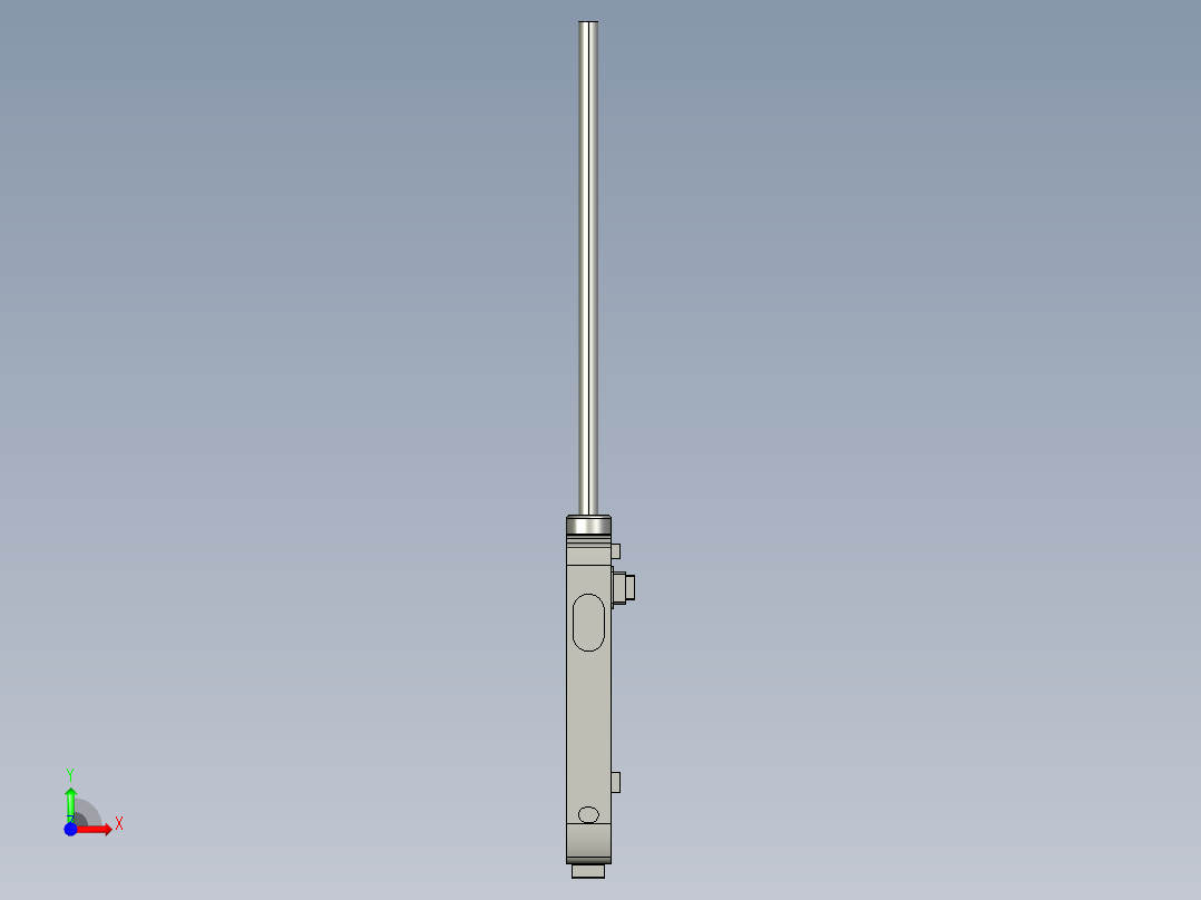 基恩士FS-V12_kc图纸模型前视图