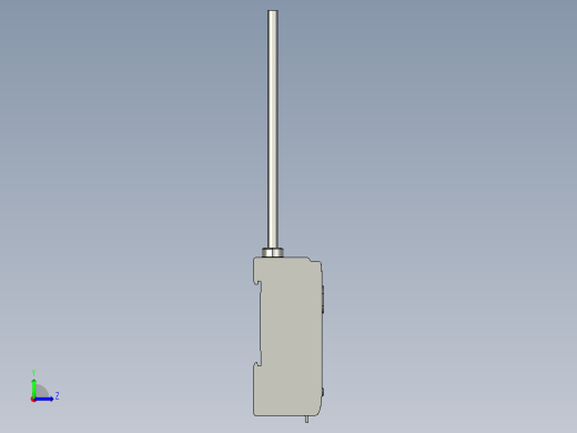 基恩士FS-V12_kc图纸模型左视缩略图