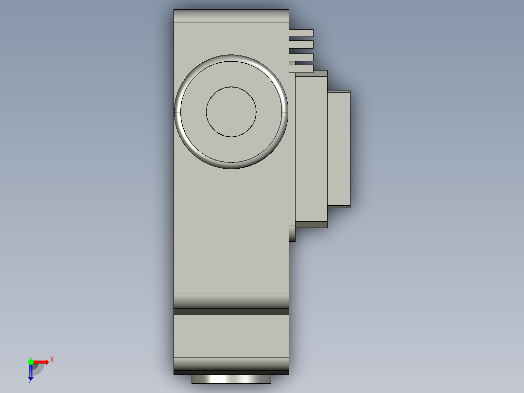 基恩士FS-V12_kc图纸模型俯视图