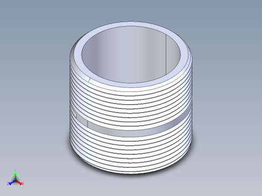 CPVC管件33-Sch80_Nipple_MPTxMPT_9861-291_2.5in x Close正等轴测缩略图