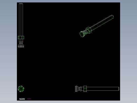 水平調整腳座LSA25-2D多系列多零件图纸模型