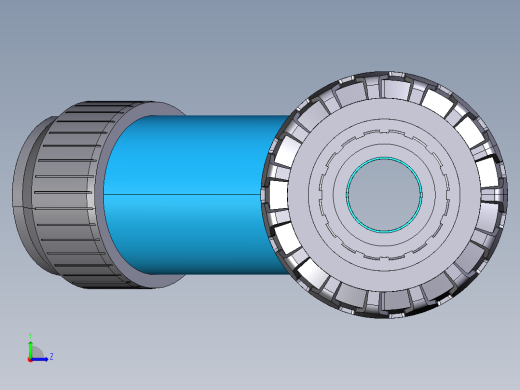 11RVUNT PVC-U透明。沙滤器与NPT螺纹女性联盟结束左视缩略图