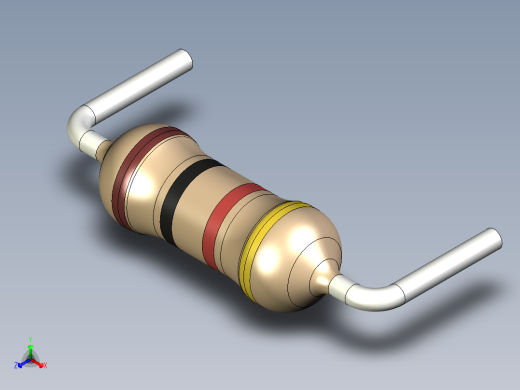 无源元件封装-RES-0.25W-H-CF