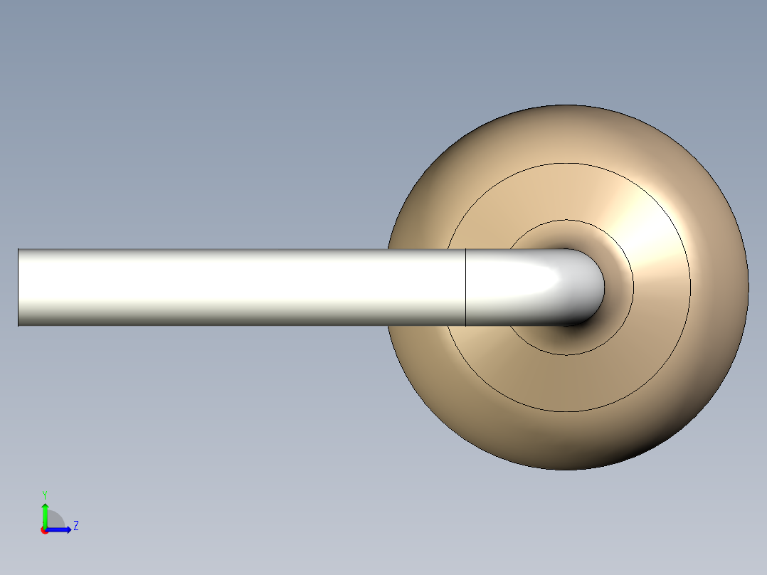 无源元件封装-RES-0.25W-H-CF左视图