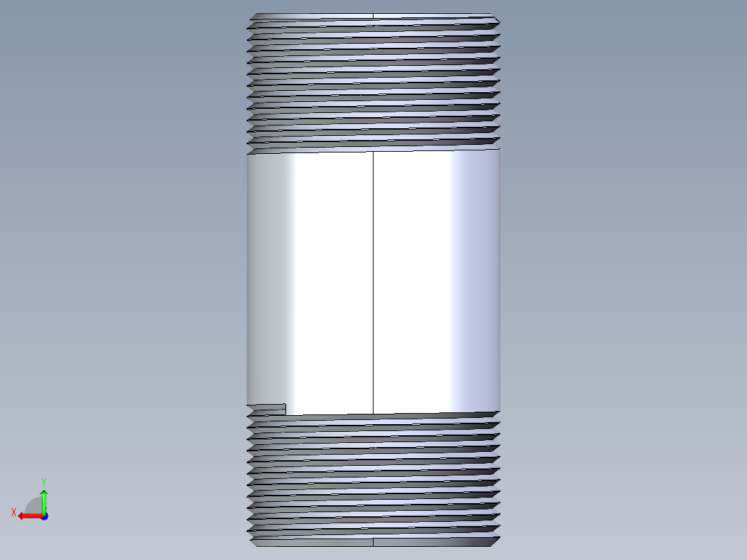 聚氯乙烯配件33-Sch80_Nipple_MPTxMPT_861-216_1.5in x 4in后视图