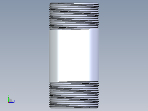 聚氯乙烯配件33-Sch80_Nipple_MPTxMPT_861-216_1.5in x 4in左视缩略图