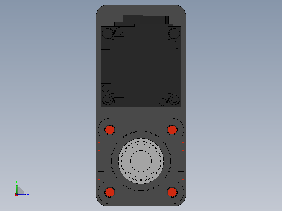 电动缸MES50-P-400W左视图