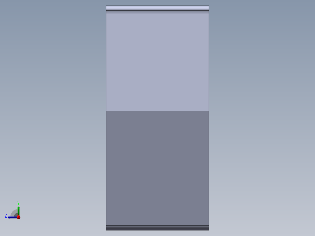 3m four-wall header右视图