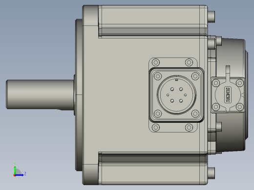 电机MS6G-130CN25B2-21P0左视缩略图