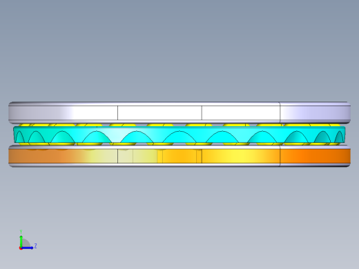 平面推力球轴承51114左视缩略图