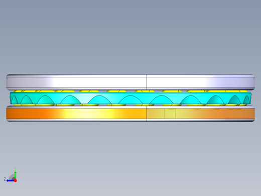 平面推力球轴承51114右视缩略图