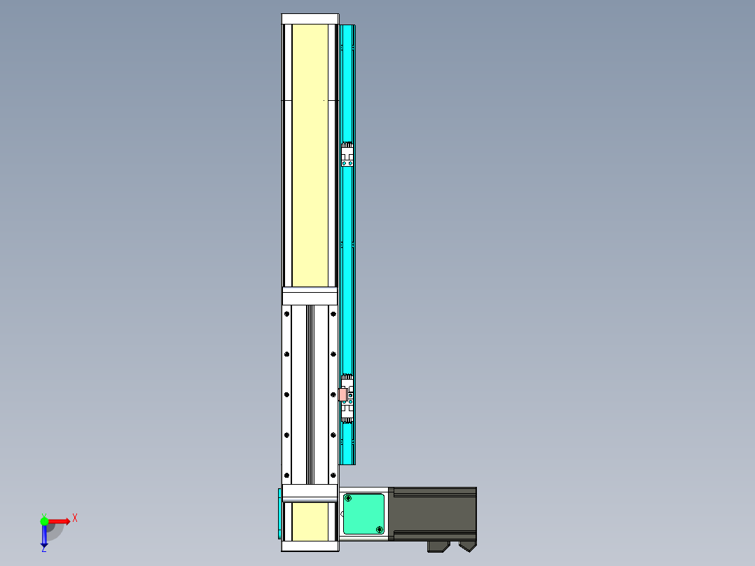 欧规系列-LB6-L130-C-S250-BL-P40-D3俯视图