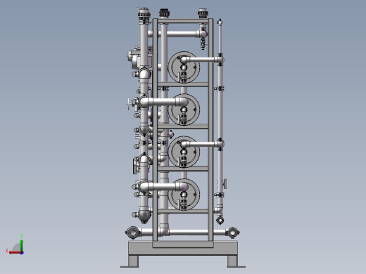 反渗透水处理系统模组后视缩略图