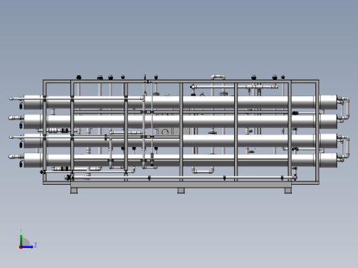 反渗透水处理系统模组左视缩略图