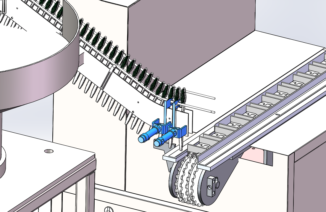 一次性牙刷振动盘自动送料方案sw18可编辑